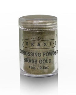 Skaxi Embossing Powder 15ml - Brass Gold